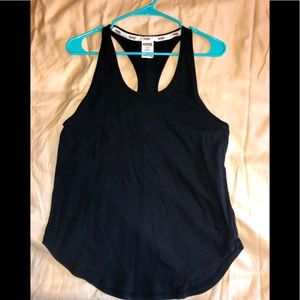 Victoria's Secret PINK Black Racerback Tank